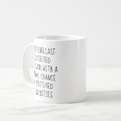 Arbeitsvorausschätzung Fun Coworker work bestie Gi Kaffeetasse (Vorderseite Links)