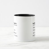 Arbeitsvorausschätzungen Tasse lustiges Geschenk f (Zentrum)