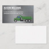 Arbeitswagen | Baugewerbe Visitenkarte (Vorne/Hinten)