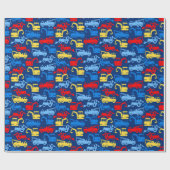 Arbeitswagen Geschenkpapier (Flach)