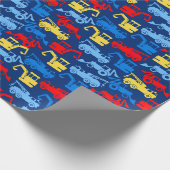 Arbeitswagen Geschenkpapier (Ecke)