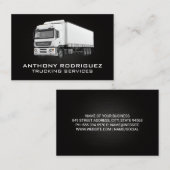 Arbeitswagen | Lieferungen und Transport Visitenkarte (Vorne/Hinten)