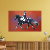 Arbeitswagen überzogene Canvas Leinwanddruck (Insitu (Wohnzimmer))