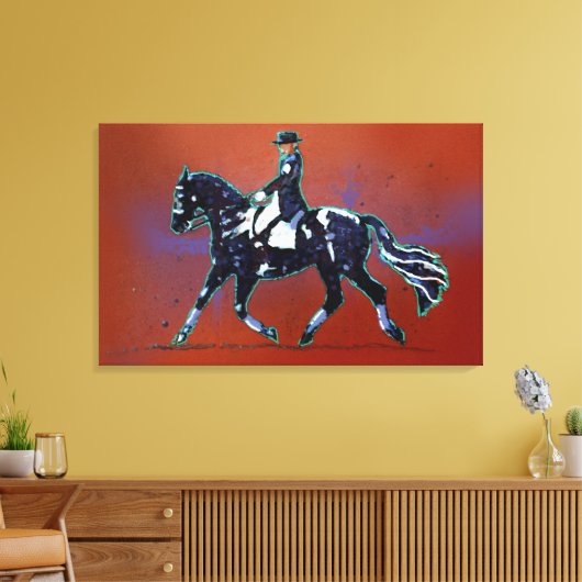 Arbeitswagen überzogene Canvas Leinwanddruck (Insitu (Wohnzimmer))