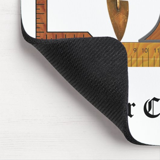 Arbeitswerkzeuge der Freizeit Mousepad (Ecke)