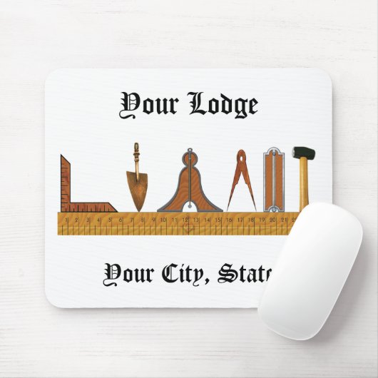 Arbeitswerkzeuge der Freizeit Mousepad (Mit Mouse)