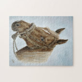 ArbeitsWestern-Pferd Puzzle (Horizontal)