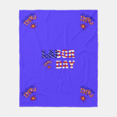 Arbeitszeitknall - Fleece Blanket (Vorderseite)