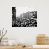 Arbeitszeitkreuz, Buffalo: 1900 Poster (Küche)