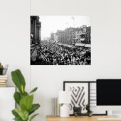 Arbeitszeitkreuz, Buffalo: 1900 Poster (Heimbüro)