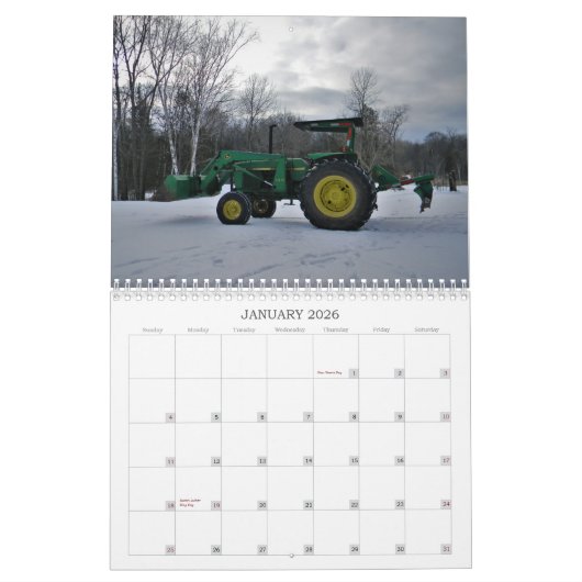 Arbeitszeitplan Kalender (Jan 2026)