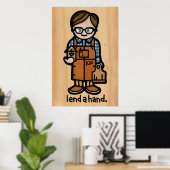 Arbeitszimmer hängen. poster (Heimbüro)