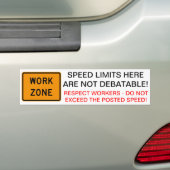 Arbeitszonengeschwindigkeit Autoaufkleber (Auf Auto)