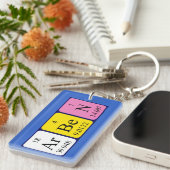 Arbën Periodischer Name Schlüsselring (Vorderseite rechts)