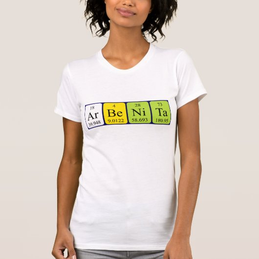 Arbenita Periodenname Shirt (Vorderseite)