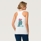Arberor Women's Flowy Racerback Tank Top (Rückseite Vollansicht)
