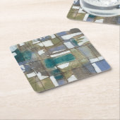 Arbiträre Auswahl I Rechteckiger Pappuntersetzer (angewinkelt)