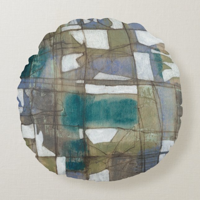 Arbiträre Auswahl I Rundes Kissen (Vorderseite)