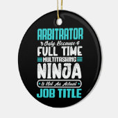 Arbitrator Funny Job Beruf Beruf Karriere Keramik Ornament (Links)