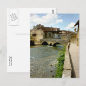 Arbois, Brücke über den Fluss Postkarte (Vorne/Hinten)