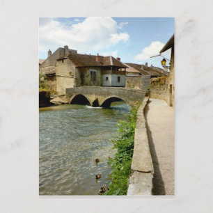 Arbois, Brücke über den Fluss Postkarte