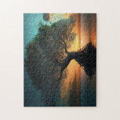 Árbol de la Vida junto al Mar - Puzzle Sereno  (Vertikal)