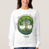  Árbol de la Vida, Uno con la Tierra Sweatshirt (Vorderseite)