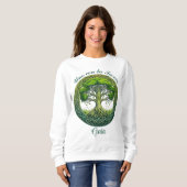  Árbol de la Vida, Uno con la Tierra Sweatshirt (Vorne ganz)