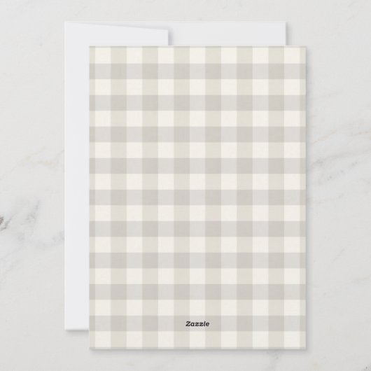 Arbol de Navidad Feiertagskarte (Rückseite)