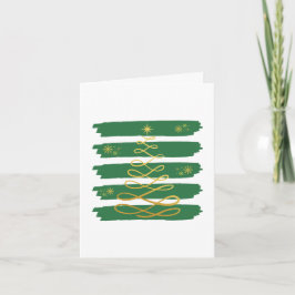 Árbol navideño dorado einladung