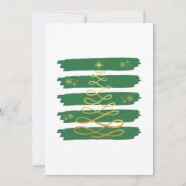Árbol navideño dorado einladung