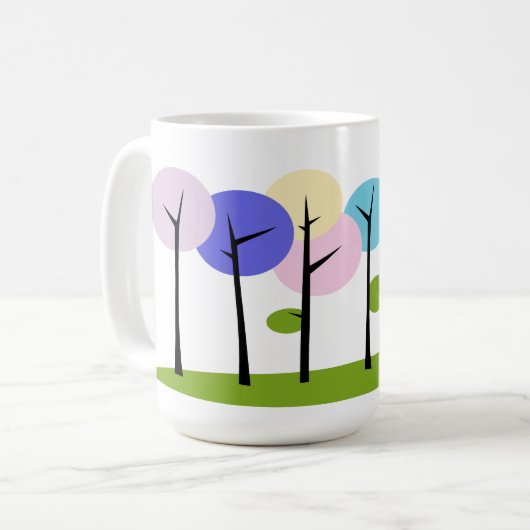 Árboles Colores Tasse (Vorderseite Links)