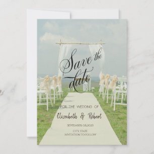 Arbor Beach Hochzeit Terminankündigung Save The Date
