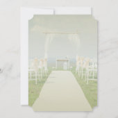 Arbor Beach Wedding Brautparty Einladung (Rückseite)