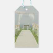 Arbor Beach Wedding Vielen Dank, dass Sie Tags geb Geschenkanhänger (Rückseite)