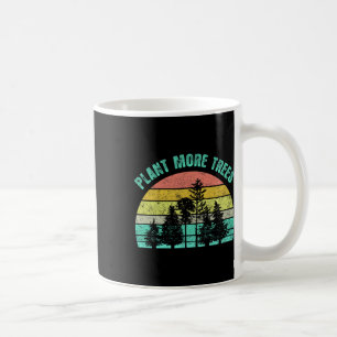 Arbor Day 2021 Pflanze Mehr Bäume Retro Nature Cli Kaffeetasse