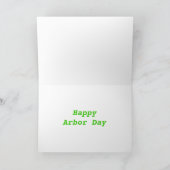 Arbor Day-Autumn Woods Karte (Innenseite)