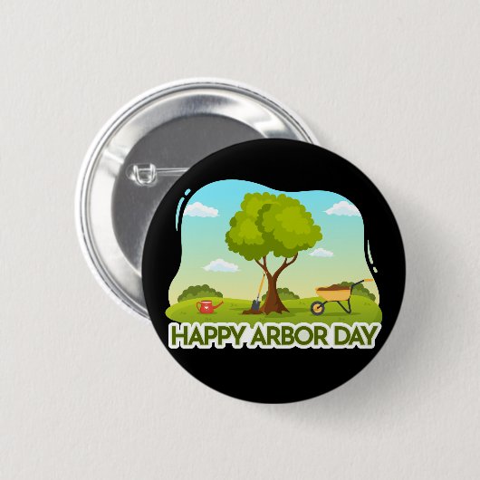 Arbor Day Button (Vorne & Hinten)