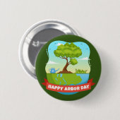 Arbor Day Button (Vorne & Hinten)