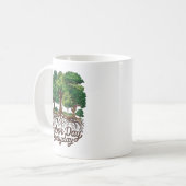 Arbor Day Everyday Earth Planet Happy Arbor Day Kaffeetasse (Vorderseite Links)