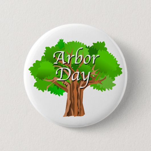 Arbor Day Holiday Button (Vorderseite)