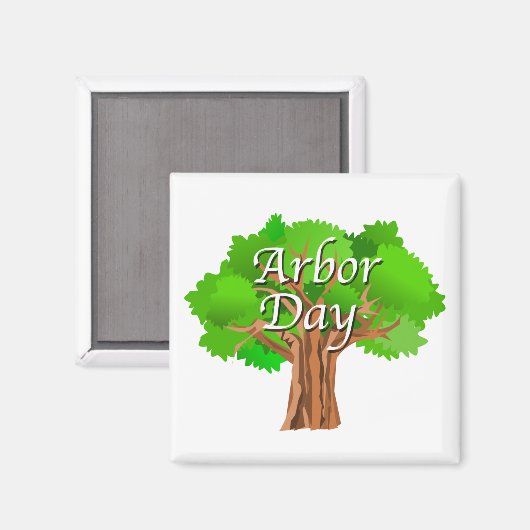 Arbor Day Holiday Magnet (Vorderseite/Rückseite)