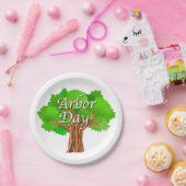 Arbor Day Holiday Pappteller (Party)