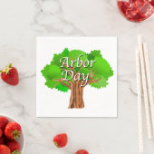 Arbor Day Holiday Serviette (Beispiel)