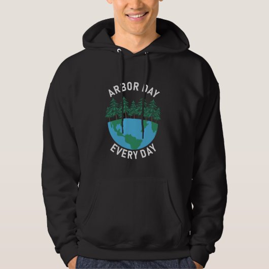 Arbor Day Jeden Arbour Day Hoodie (Vorderseite)