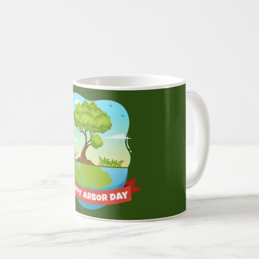 Arbor Day Kaffeetasse (VorderseiteRechts)