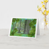 Arbor Day mit Illinois Woods Fotograf Karte (Gelbe Blume)