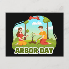 Arbor Day Postcard Postkarte