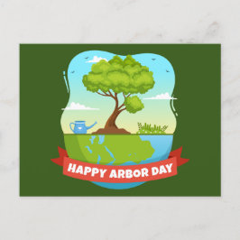 Arbor Day Postkarte