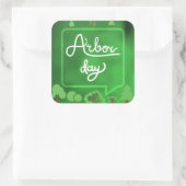 Arbor Day Square Stickers (Tasche)